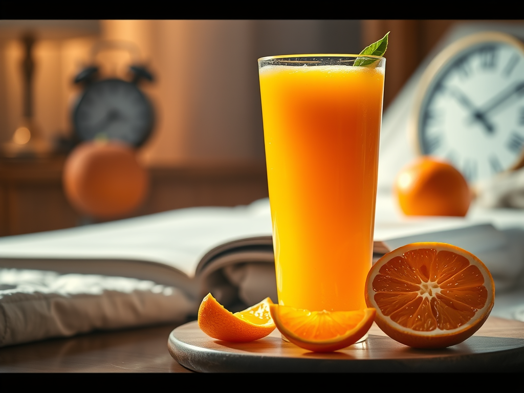 Drink Orange Juice Before Bed to Burn Fat all Night Long